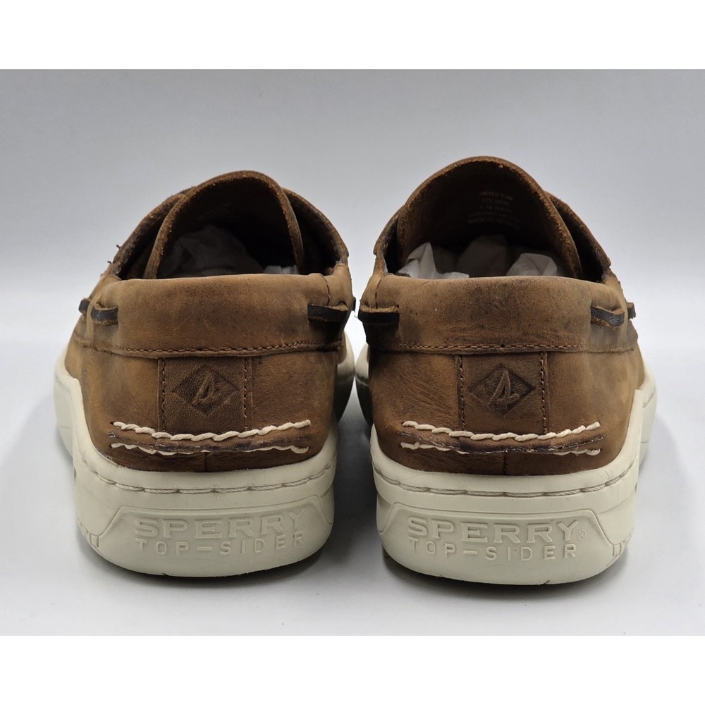 Sperry Gold Cup Men's 9.5M Tan Plushwave 2.0 Boat Shoes – Authentic Leather - Picture 10 of 12
